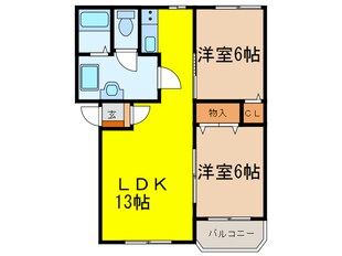 ヴィクトリィの物件間取画像